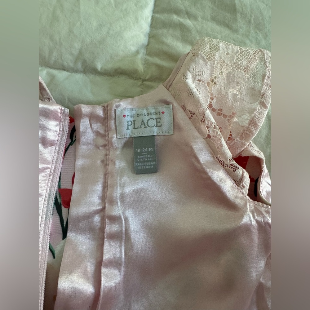 Floral‎ Lace Ruffle Dress - Picture 7 of 8